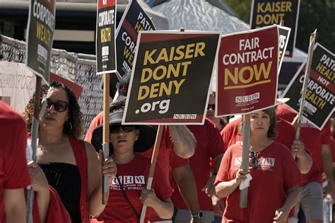 Health care workers picket outside US hospitals in multiple states, kicking off 3-day strike